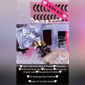 Lash Extension Kit with Glue and Primer